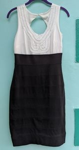 Black and White cocktail dress